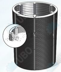 stainless steel welded wedge wire screen cylinders