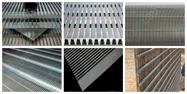 stainless steel V wire Wrapped Wedge Wire Water Well Screens