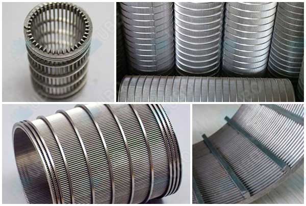 Rotary sieve wedge wire drum screen