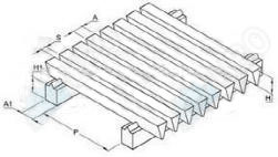 V shaped Welded Wedge Wire Sieve Bend Screen