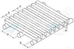 V shaped Welded Wedge Wire Sieve Bend Screen