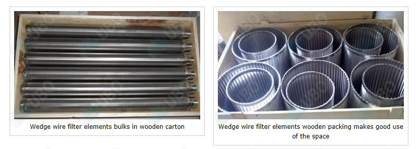 Wedge Wire continuous slot wedge wire wrapped screen pipe