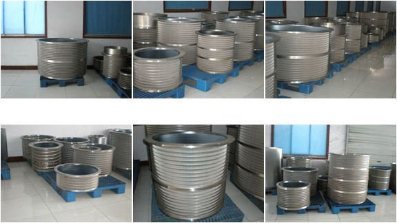 Welded wedge wire Wedge Wire continuous slot water well screen pipe China factory