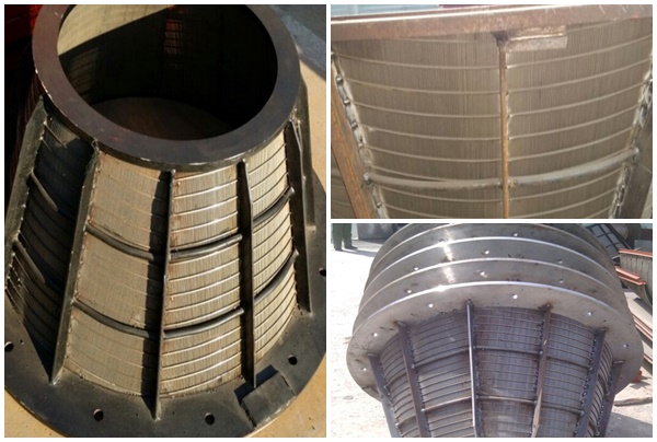 304 stainless steel centrifugal sieve basket