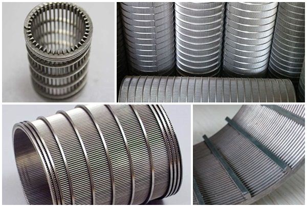 stainless 304 wedge wire screen Wedge Wire screen water well screen cylinder