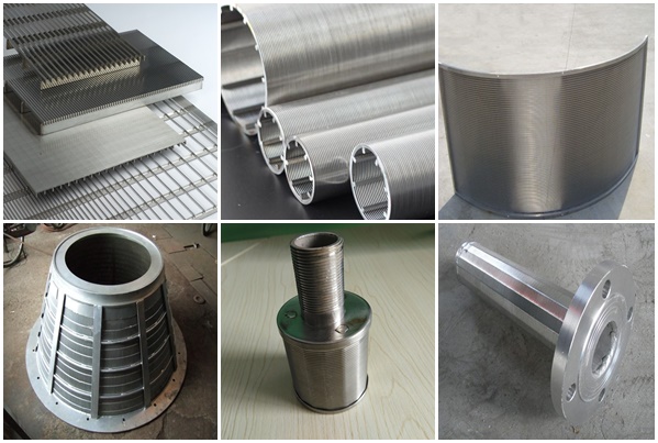 Wedge wire screen for industry