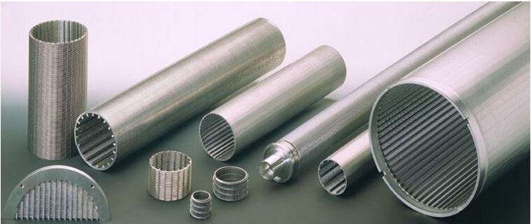 stainless steel V-shaped profile Wedge Wire Pipe