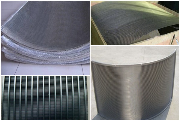 316 wedge wire sieve bend screen