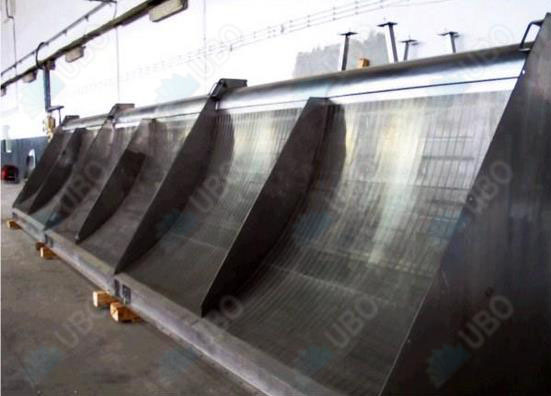 wedge wire sieve bend screen