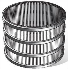 v shaped wire sieving basket