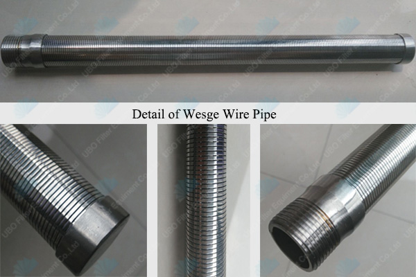 pipe based laterals of wedge wire screen