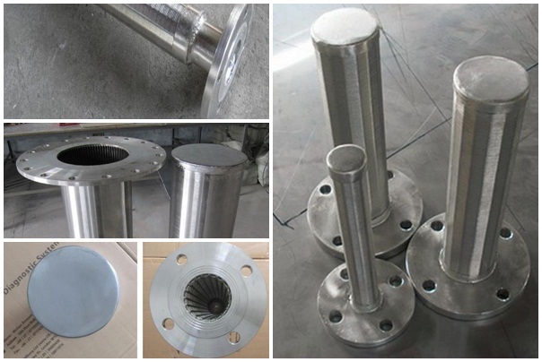 v wire shap resin trap for liquid filtration