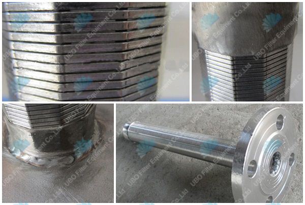 Wedge Wire water well resin trap screen