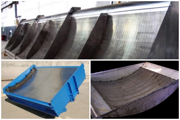 stainless steel  wedge wire parabolic screens