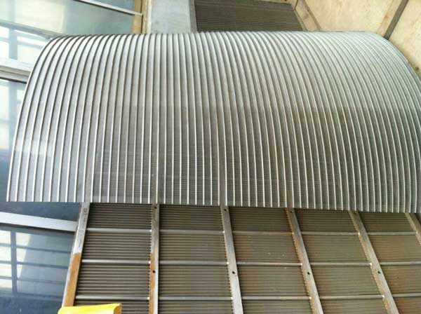 v-shaped slot Wedge Wire screen for Refining