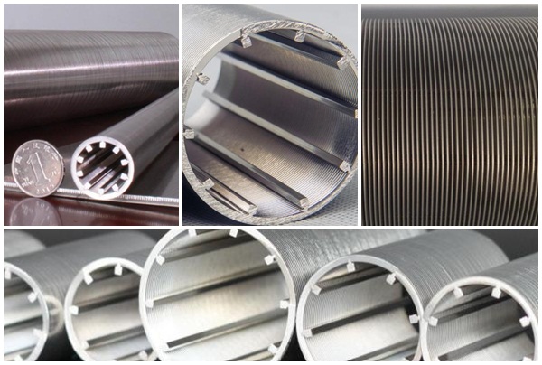 v wire wrapp screen pipe for industry filteration