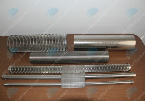 Wire wrapped stainless steel wedge wire screen mesh