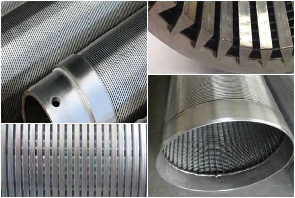 China weld wire wrap Wedge Wire screen for water process