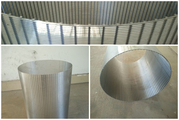 wedge wire wide slit screens for filtration