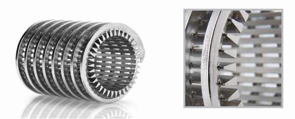 stainless screen baskets for dewatering screw press
