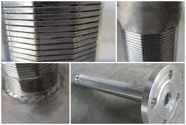 stainless steel wedge wire welded self-cleaning water filter
