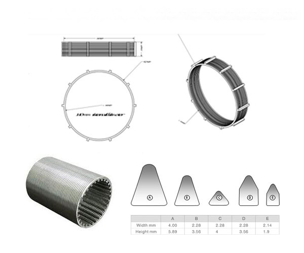 v wire Wedge Wire screen pipe for industry