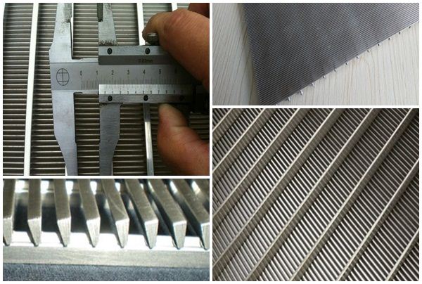 welded flat wedge wire screen 