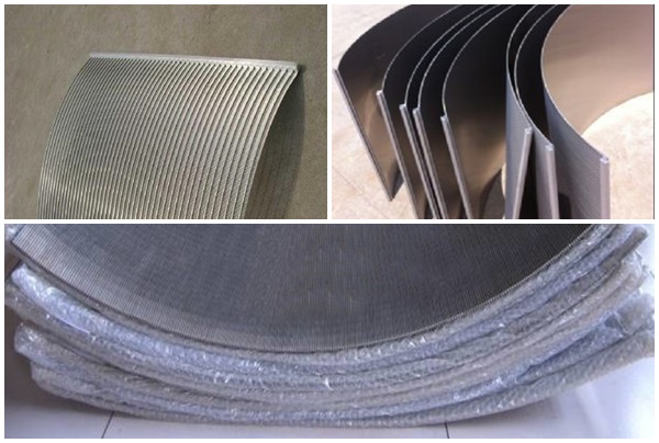 v wire sieve bend screen for filtration