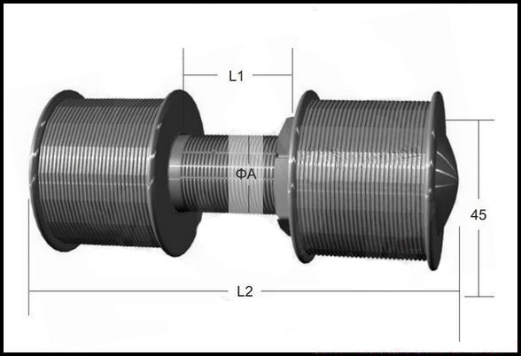 Perfect round stainless steel filter nozzle for well water treatment