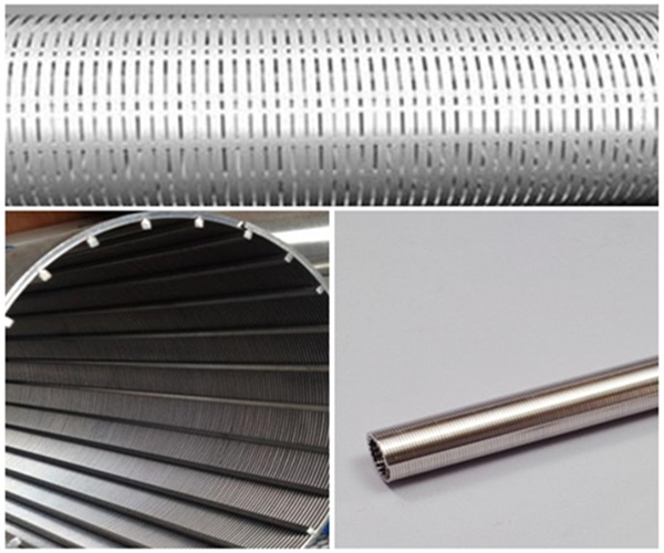 China weld wire wrap Wedge Wire screen for Water Process & Fluid Treatment