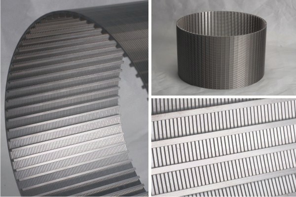 welded wedge wire screen cylinder for filtration
