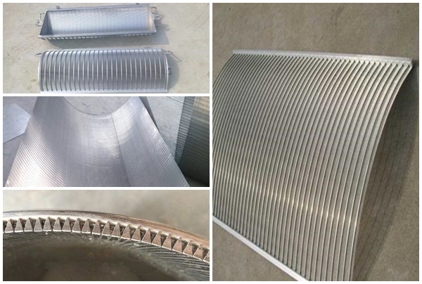 Weld wedge wire curve screen plate for filtration
