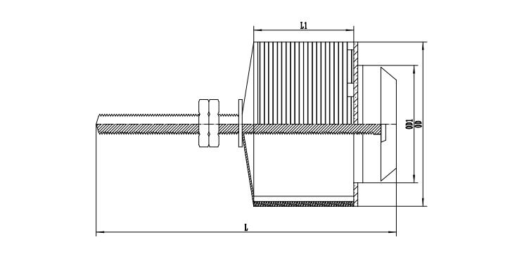 SS vee wire filter nozzle