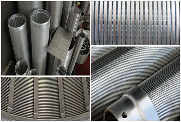 Wedge wire cylindrical element for industry filtration