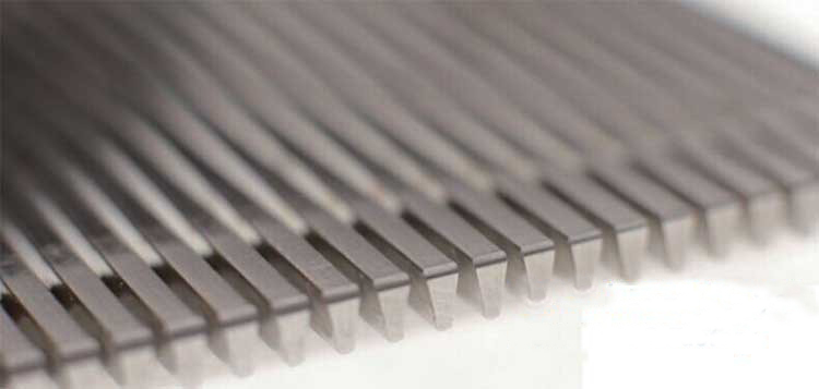 stainless steel flat wedge wire screen panel