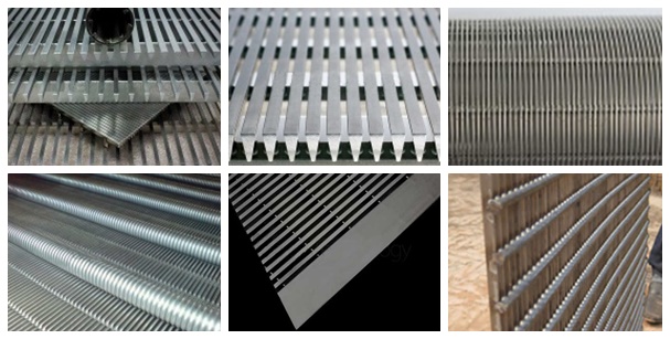 stainless steel flat wedge wire screen panel