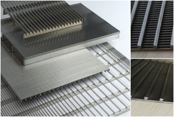 Wedge wire Cross-Flow Sieve Panels