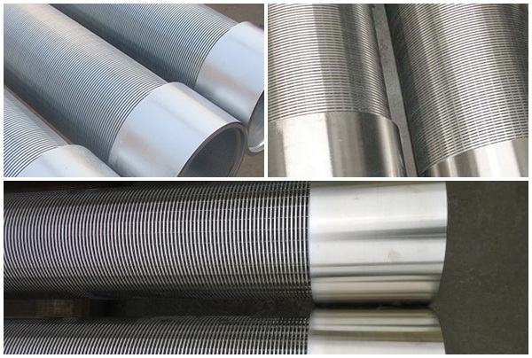 SS304 self cleaning wedge wire screen casing pipe