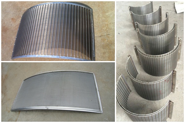 Coal wedge wire sieve bend screen for mining