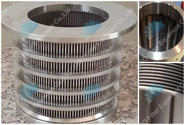 wedge wire cylinder screen basket for filtration