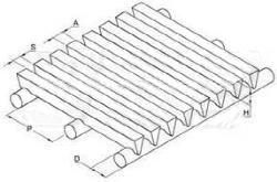 stainless steel v wire screen panel for filtration