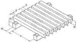 stainless steel v wire screen panel for filtration