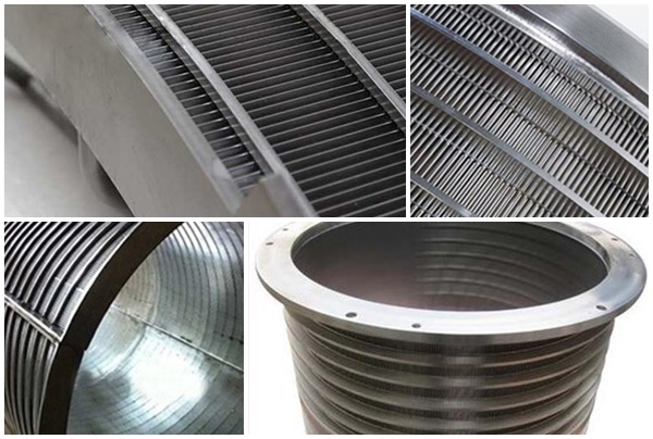 wedge wire pressure screen slotted basket