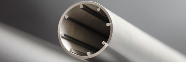 low carbon stainless steel wedge V wire pipe