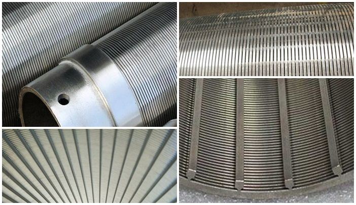 wedge wire wrapped liner screen for petrochemical filtration
