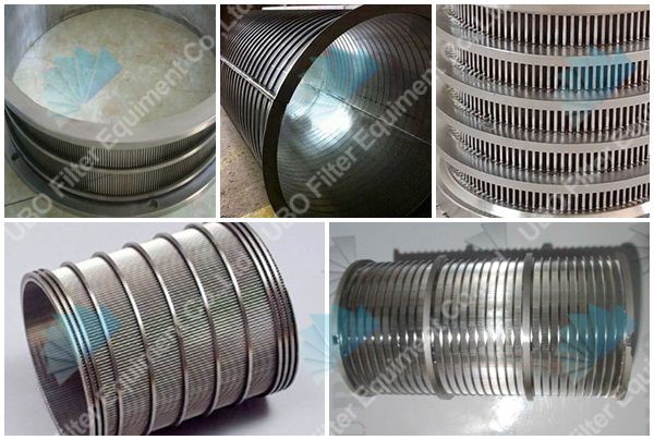 welded wedge wire cylinder screen for industry