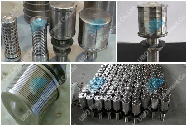 wedge wire filter nozzle for liquid filtration