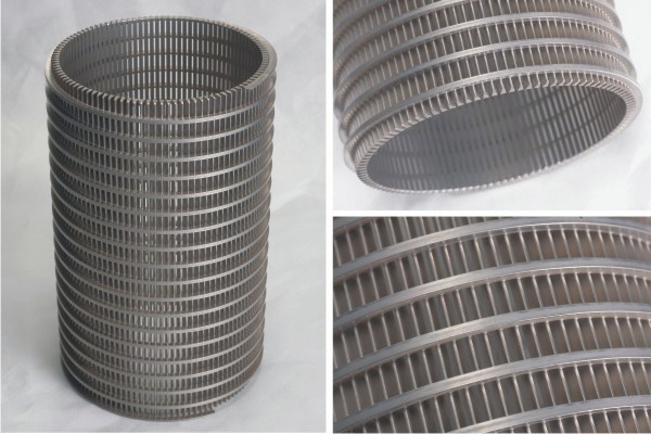 Stainless steel 316 wedge wire screen strainer pipe for drying