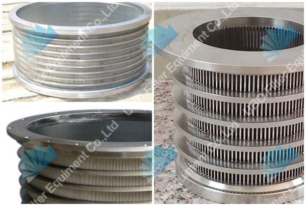 wedge wire screen basket for filtration