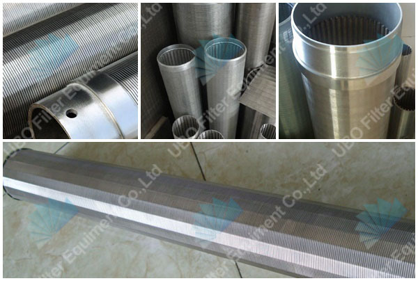 stainless steel wedge wire oil screen pipe for petrochemical